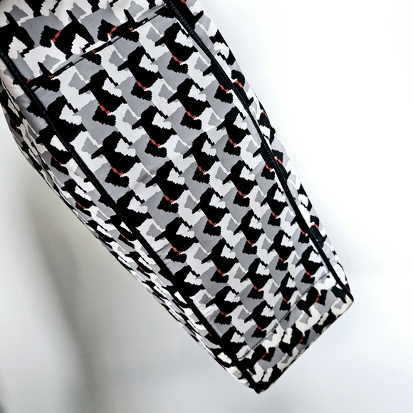 Vera Bradley scotty dog print schnauzer large tote bag - Picture 10 of 12